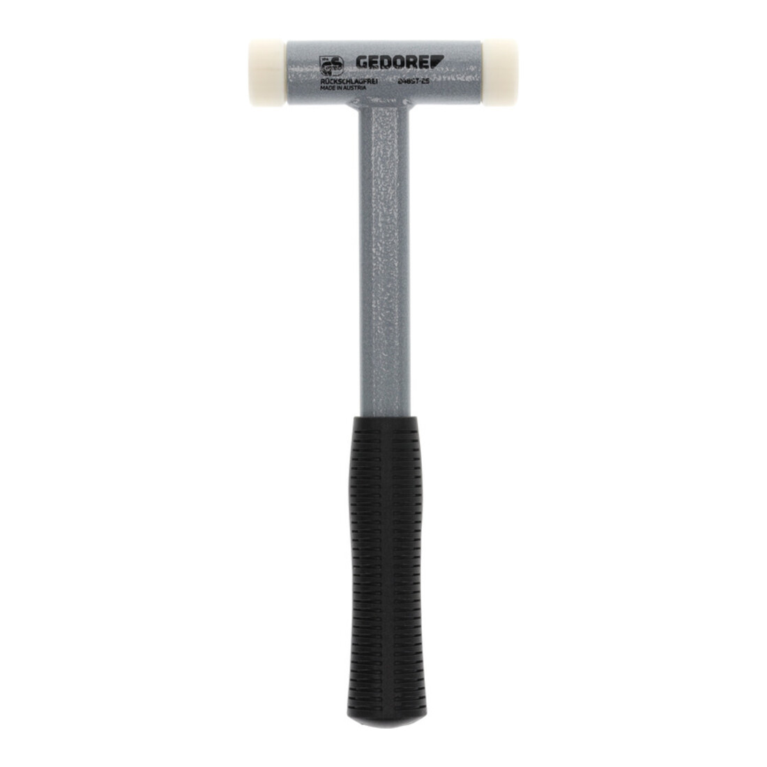 Massette antirebond Gedore 248ST, avec manche en tube d'acier