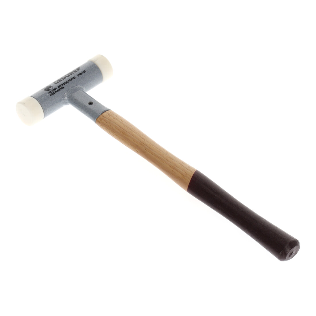 Marteau Gedore 248H, manche en hickory, insert en plastique, sans recul
