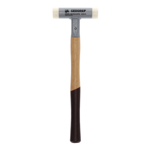 Marteau Gedore 248H, manche en hickory, insert en plastique, sans recul