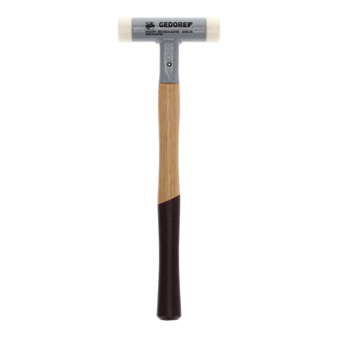 Marteau Gedore 248H, manche en hickory, insert en plastique, sans recul