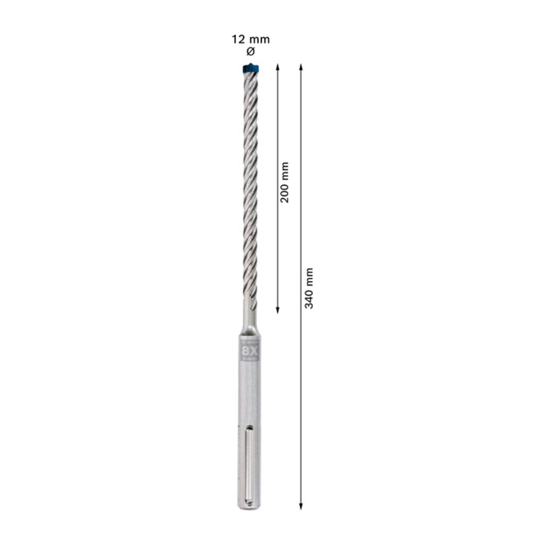 Marteau perforateur Bosch Expert SDS max-8X, 12 x 200 x 340 mm