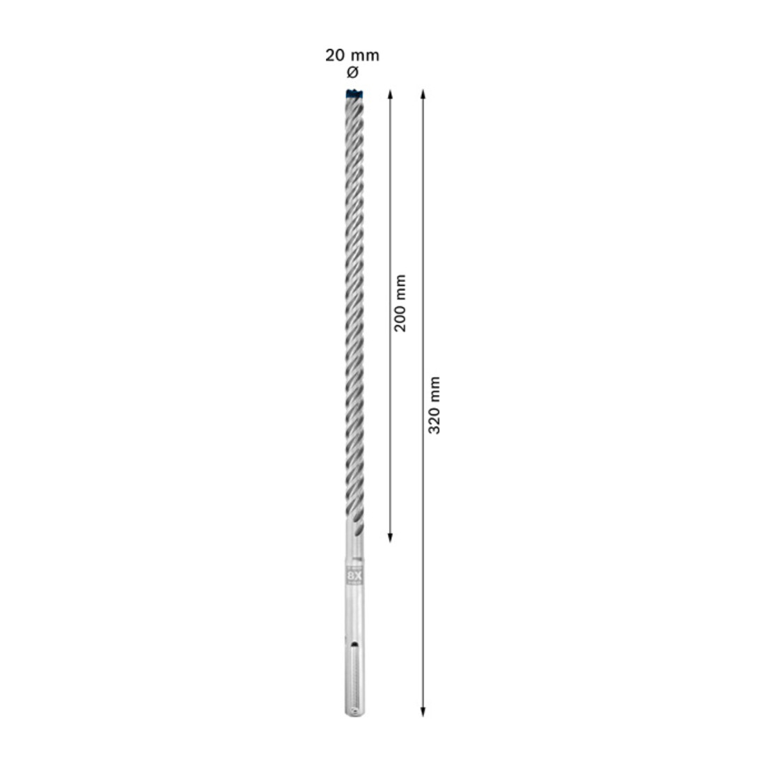 Marteau perforateur Bosch Expert SDS max-8X, 18 x 400 x 540 mm