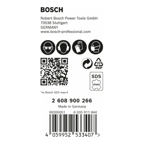 Marteau perforateur Bosch Expert SDS max-8X, 20 x 400 x 520 mm