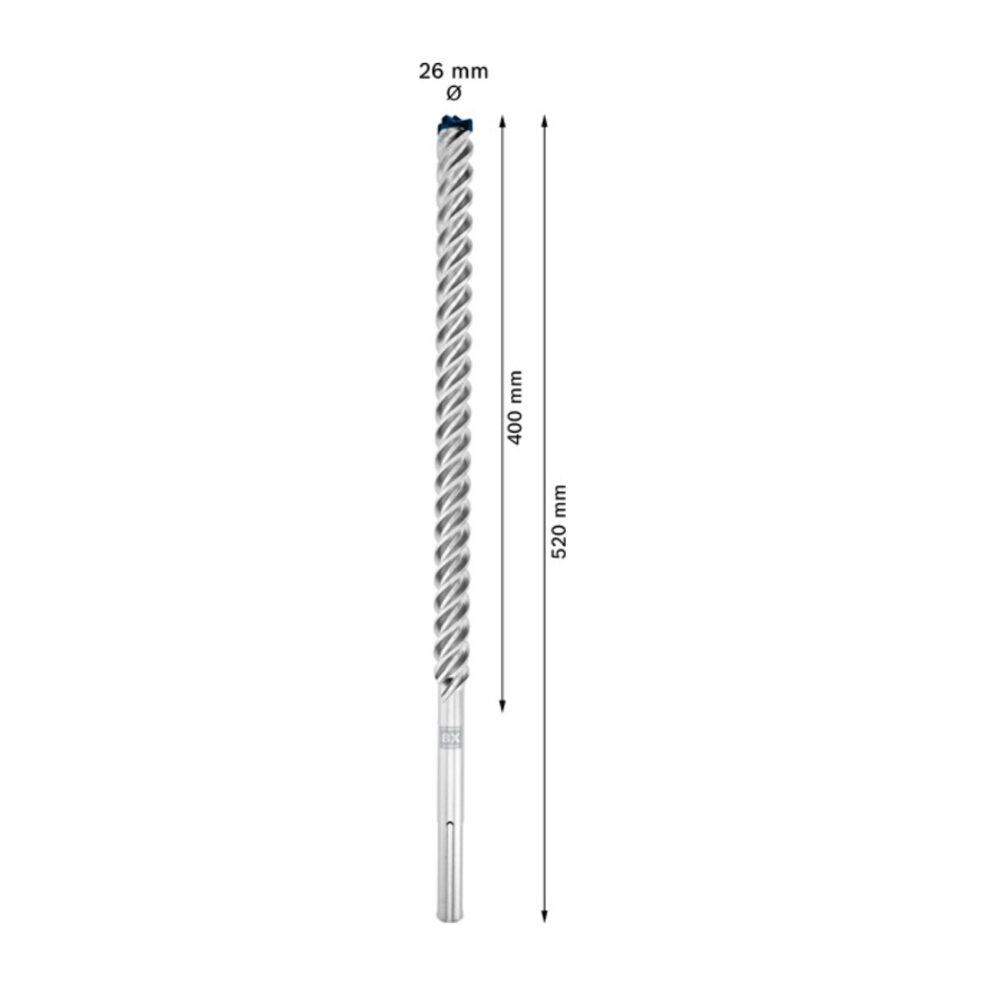 Marteau perforateur Bosch Expert SDS max-8X, 26 x 400 x 520 mm