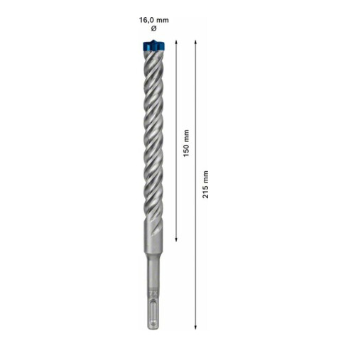 Marteau perforateur Bosch Expert SDS plus-7X, 16 x 150 x 215 mm