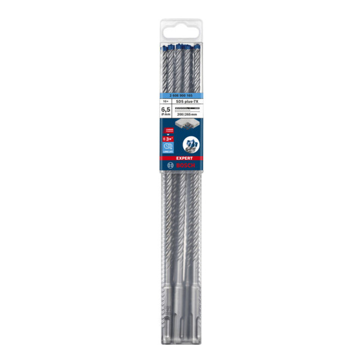 Marteau perforateur Bosch Expert SDS plus-7X, 6,5 x 200 x 265 mm
