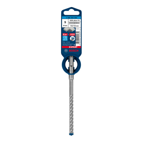 Marteau perforateur Bosch Expert SDS plus-7X, 9 x 100 x 165 mm