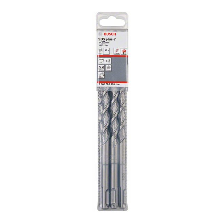 Marteau perforateur Bosch SDS plus-7 12 x 150 x 215 x 215 mm