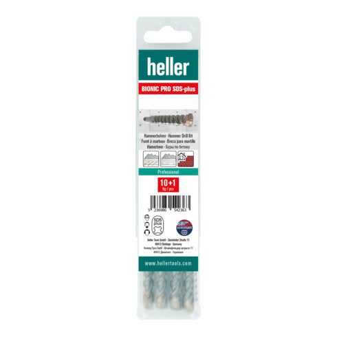 Heller Tools BionicPro SDS-plus marteau perforateur, 10 + 1 !