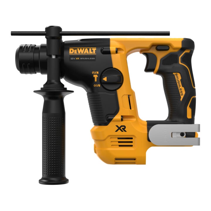 Marteau perforateur sans fil DEWALT 12 volts SDS-plus 14mm (sans balais), 1,1 joule - version de base DCH072NT-XJ
