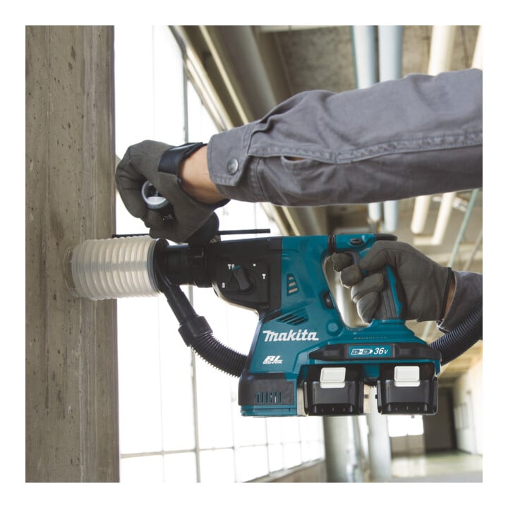 Marteau perforateur sans fil Makita pour SDS-PLUS 2x18 V dans MAKPAC