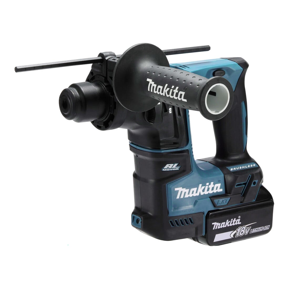 Marteau perforateur sans fil Makita SDS-PLUS 18 V / 2,0 Ah, 2 batteries + chargeur dans MAKPAC DHR171RAJ