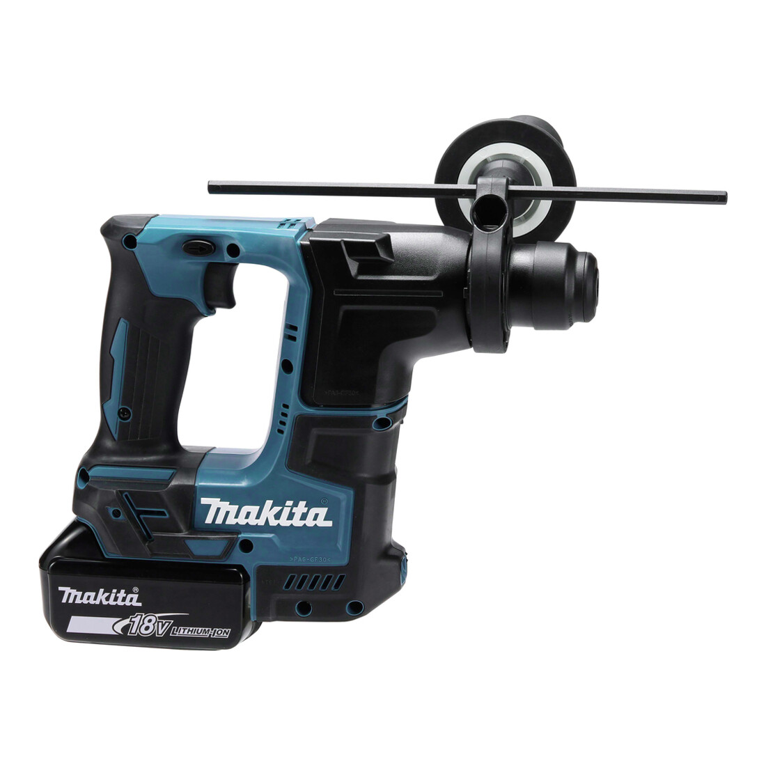 Marteau perforateur sans fil Makita SDS-PLUS 18 V / 2,0 Ah, 2 batteries + chargeur dans MAKPAC DHR171RAJ
