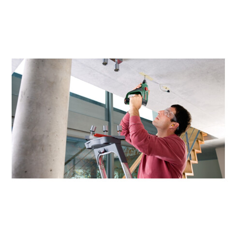Marteau perforateur sans fil Uneo de Bosch, avec 1 x batterie PBA 12V 2,5 Ah, chargeur AL 1115 CV