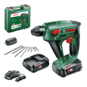 Marteau perforateur sans fil Uneo Maxx de Bosch, avec 2 x PBA 18V 2,5 Ah