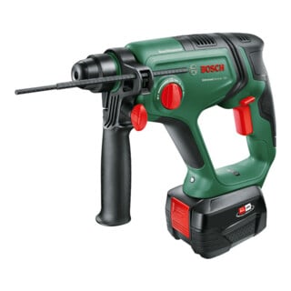 Marteau perforateur sans fil UniversalHammer 18V Bosch, 1 batterie PBA 18V 4.0 Ah, chargeur et coffret