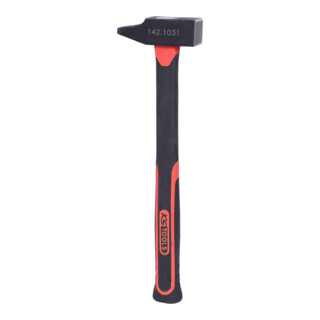 Marteau de serrurier KS Tools, manche en fibre de verre, forme française