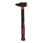 Marteau de serrurier KS Tools, manche en fibre de verre, forme française