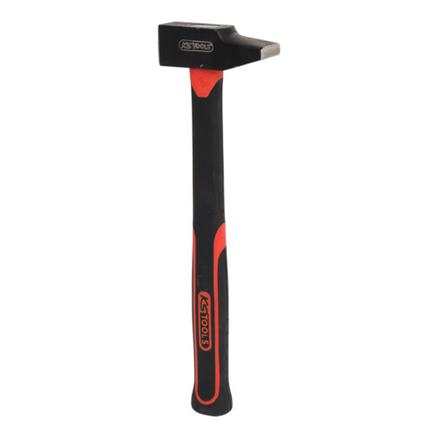 Marteau de serrurier KS Tools, manche en fibre de verre, forme française