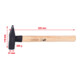 Marteau rivoir manche Hickory, 500 g-1