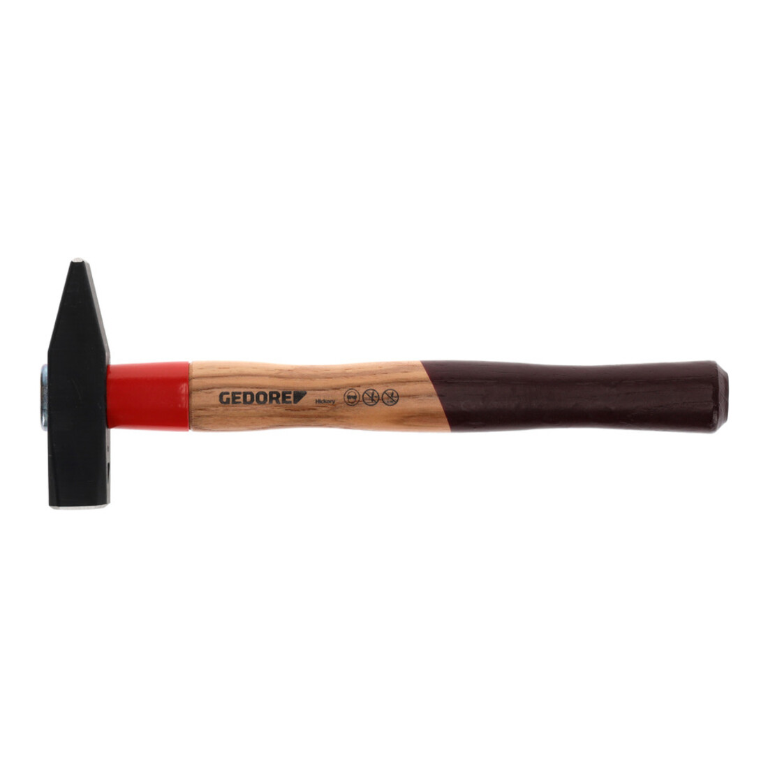 Marteau de serrurier Gedore avec manche en hickory, avec protection de manche