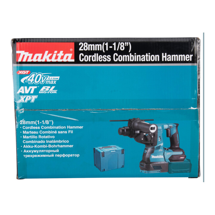 Marteau Sans fil Combiné Makita SDS+ 40V HR003GM201