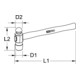 Marteau de serrurier KS Tools, forme anglaise-4