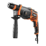 AEG Martello combinato KH24IXE 800W con mandrino autoserrante FIXTEC, impugnatura supplementare e battuta profondità di foratura, in valigetta