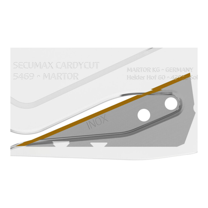 MARTOR Couteau de sécurité SECUMAX CARDYCUT, 10 pcs, réf. 00546912.12