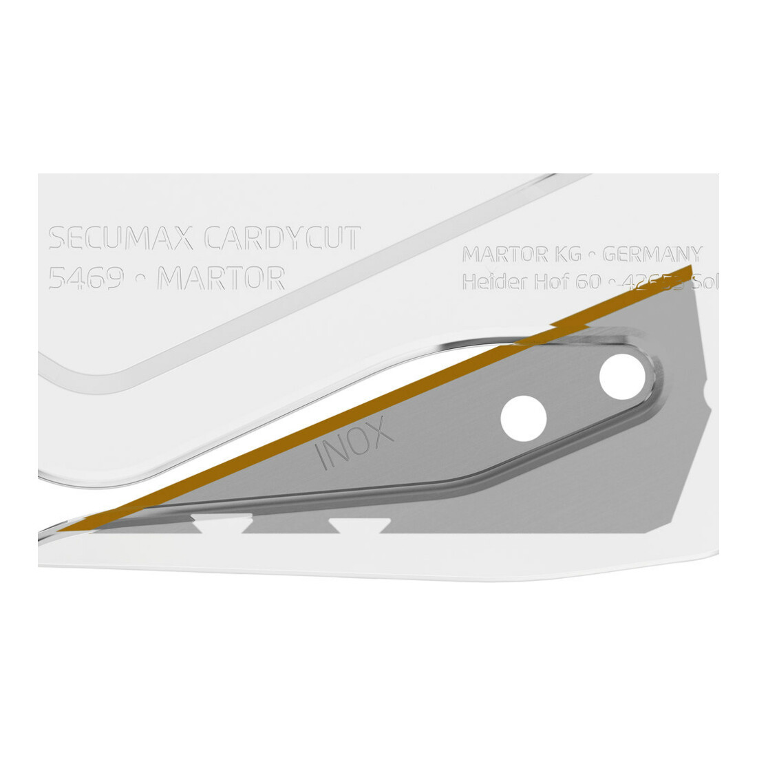 MARTOR Couteau de sécurité SECUMAX CARDYCUT, 10 pcs, réf. 00546912.12
