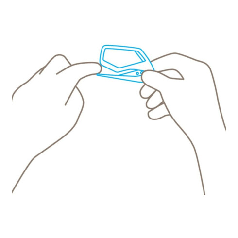 MARTOR Couteau de sécurité SECUMAX POLYCUT, 100 pcs, réf. 08500022.16