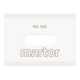 Martor Keramikklinge, Nr. 92C, 2  Stück auf Sb-Karte