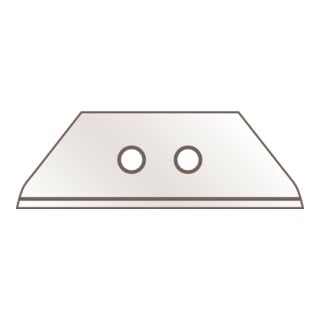 MARTOR Lama trapezoidale, Nr. 60099, con punta arrotondata