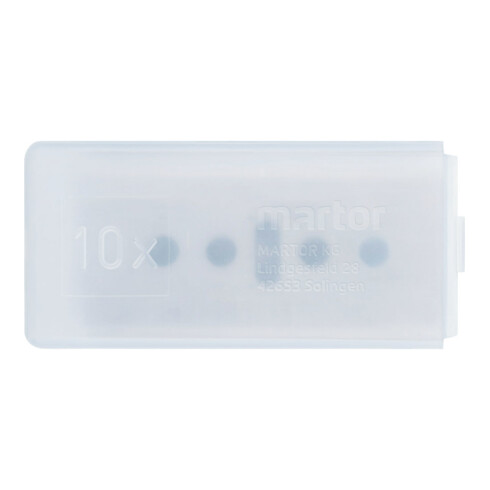Martor Lame de couteau CARTONAX inox Boîte de 10 pièces