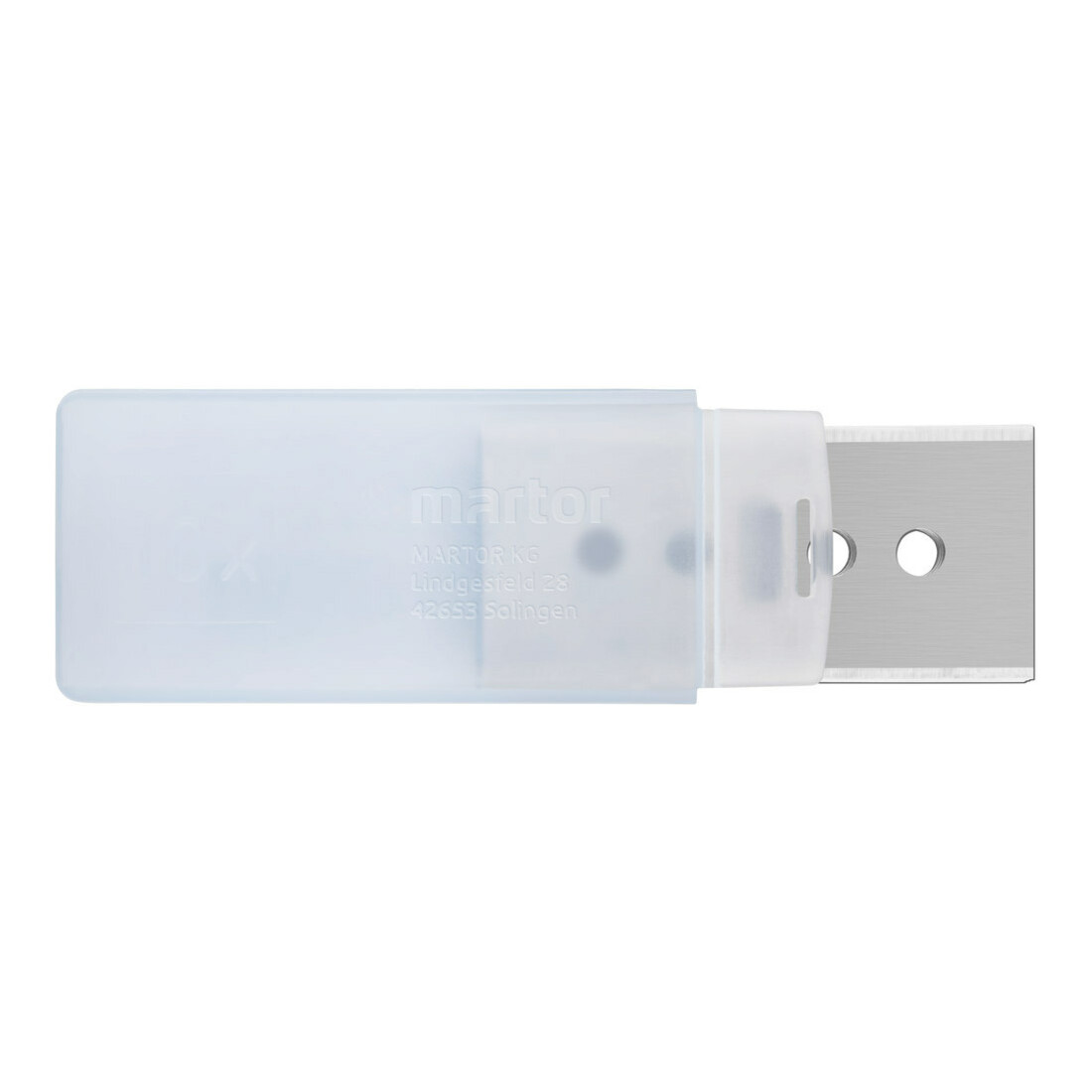 Martor Lame de couteau CARTONAX inox Boîte de 10 pièces