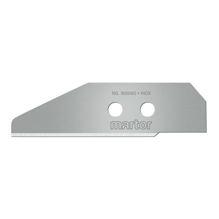 Martor Lame spéciale arrondie Pack de 5 pièces 160060 inoxydable