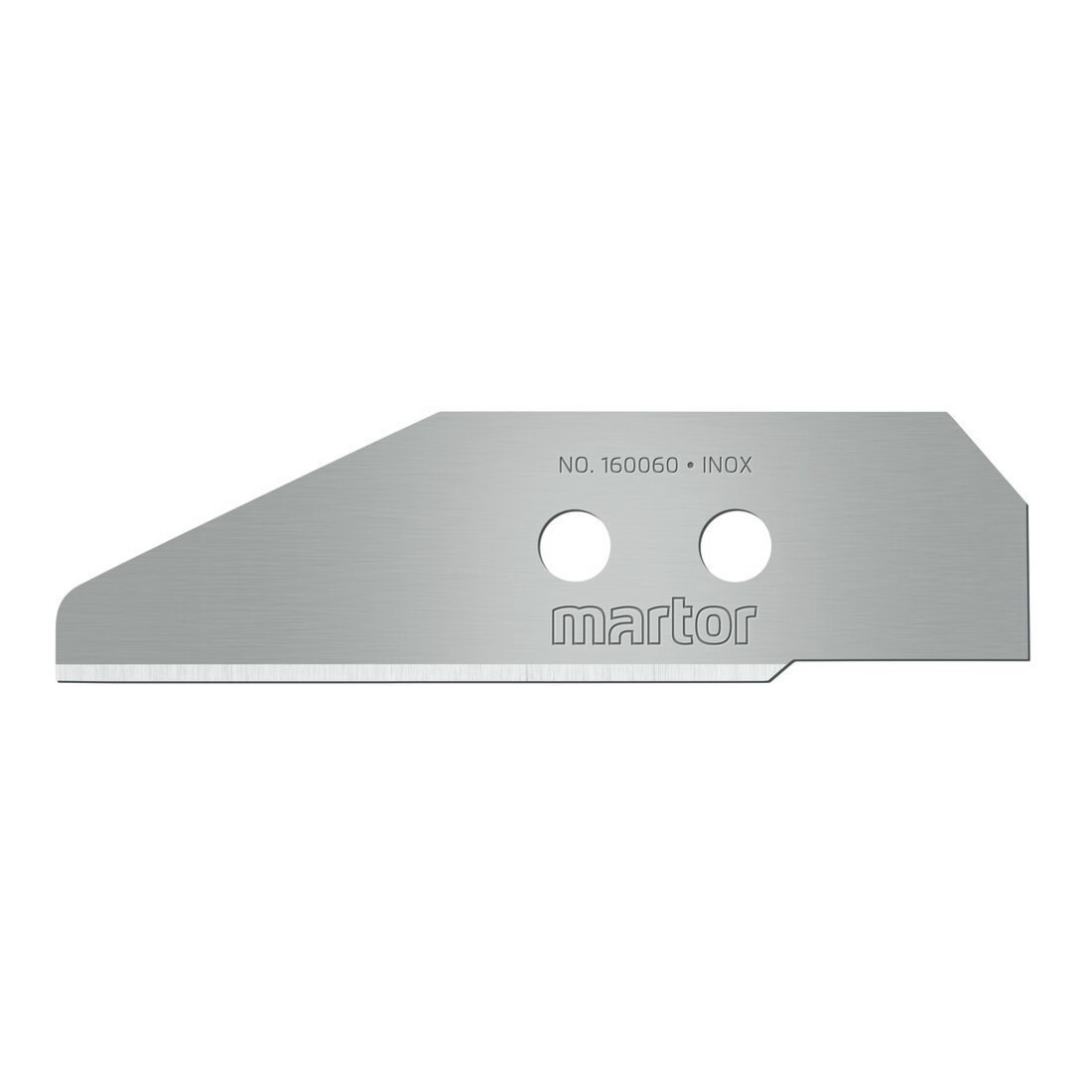 Martor Lame spéciale arrondie Pack de 5 pièces 160060 inoxydable