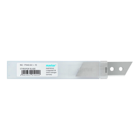 Martor Lames de rechange inox pour Profi40, lot de 10