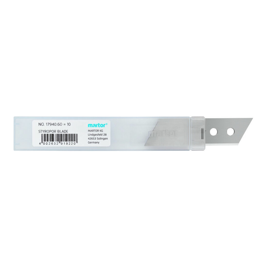Martor Lames de rechange inox pour Profi40, lot de 10