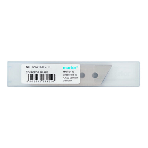 Martor Lames de rechange inox pour Profi40, lot de 10