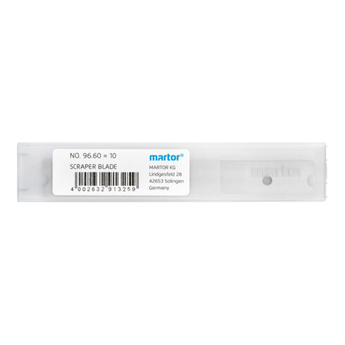 Martor Lames grattoir n° 96.60, lot de 10