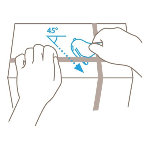 Martor Secumax Combi coupe-films/papier L.155mm H.54mm S.3,2mm pour films épais
