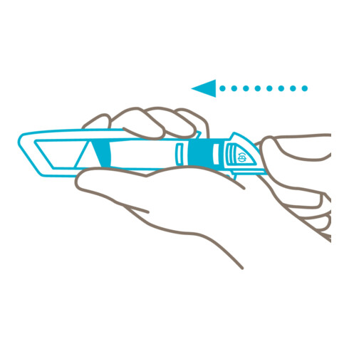 Martor Secunorm 300, mit Trapezklinge, Nr. 65232, Abgerundete Spitzen