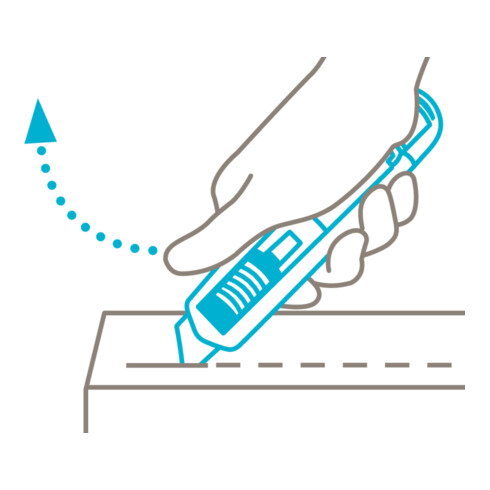 Martor SECUNORM 525 mit Trapezklinge NR. 60099 Ecken abgerundet