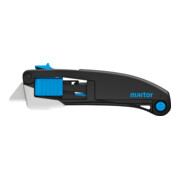 Martor Secupro Maxisafe, avec glissière tridirectionnelle, capuchon métal et lame trapézoïdale, n° 60099
