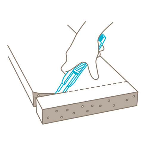 Martor Sicherheitsmesser SECUBASE 383 mit Styroporklinge 379