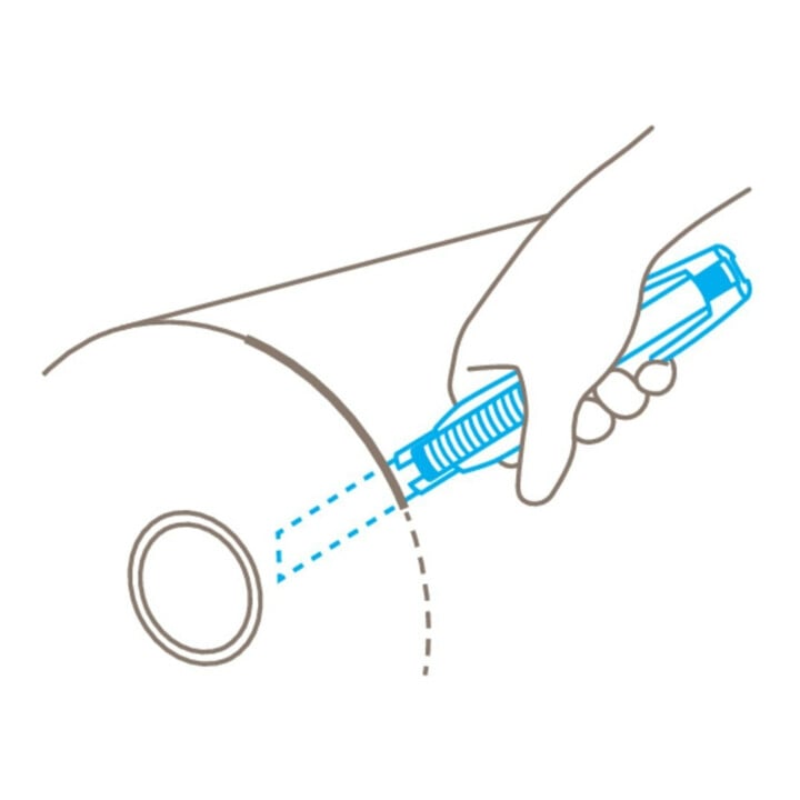Martor Sicherheitsmesser SECUBASE 383 mit Styroporklinge 379