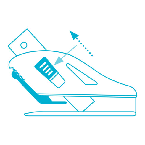 Martor Sicherheitsmesser SECUMAX MOBILEX mit Rechteckklinge 37020