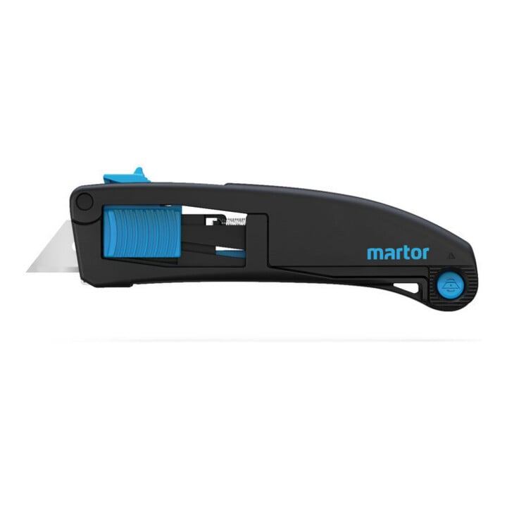 Martor Sicherheitsmesser Secupro Maxisafe mit dreiseitigem Schieber und Trapezklinge
