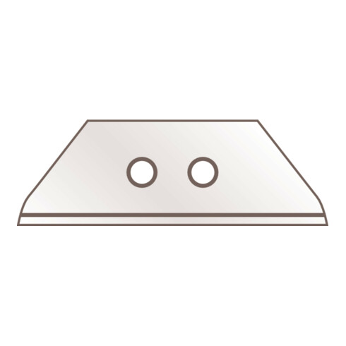 Martor Trapezklinge Nr. 60099 mit und abgerundeten Spitzen